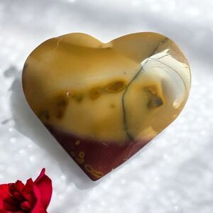 Mookaite Jasper Crystal‎ Heart (#9)